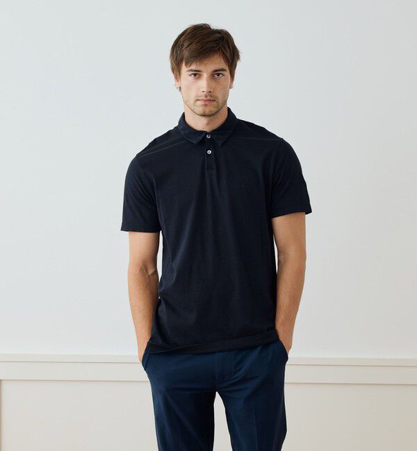 JAMES PERSE「コットンジャージー ポロシャツ MBEL3710」|ポロシャツ|