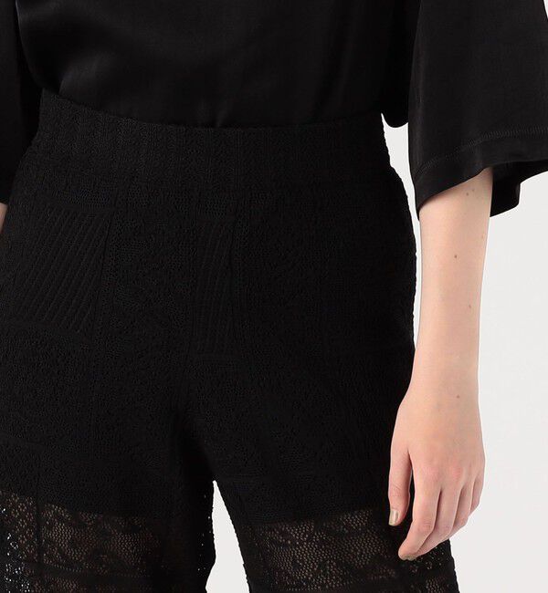 DES PRES「アイレットレース セミワイドパンツ」|その他|
