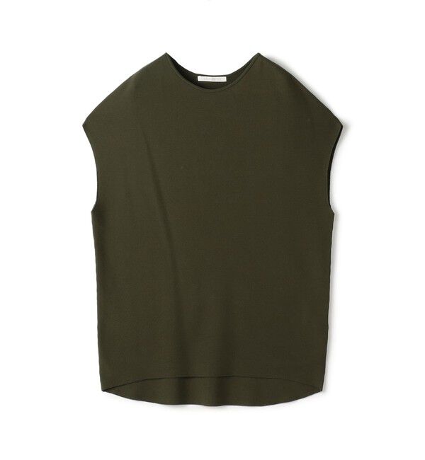 GALERIE VIE「クレープガーター フレンチスリーブプルオーバー」|ニット・セーター|59 ダークグリーン