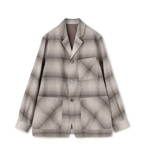 TOMORROWLAND MENS「【別注】PENDLETON コットンシルク トップスタージャケット」|テーラードジャケット|14 グレー系