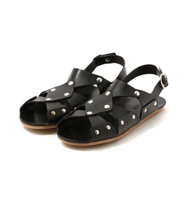 TOMORROWLAND GOODS「CORDOA MUSCARI バックストラップサンダル」|サンダル|19 ブラック