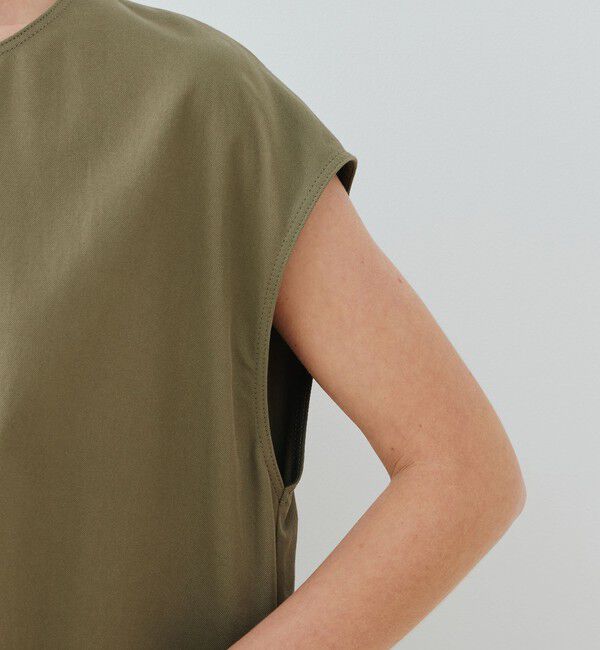 GALERIE VIE「ノンマーセライズドコットン フレンチスリーブワンピース」|ワンピース|