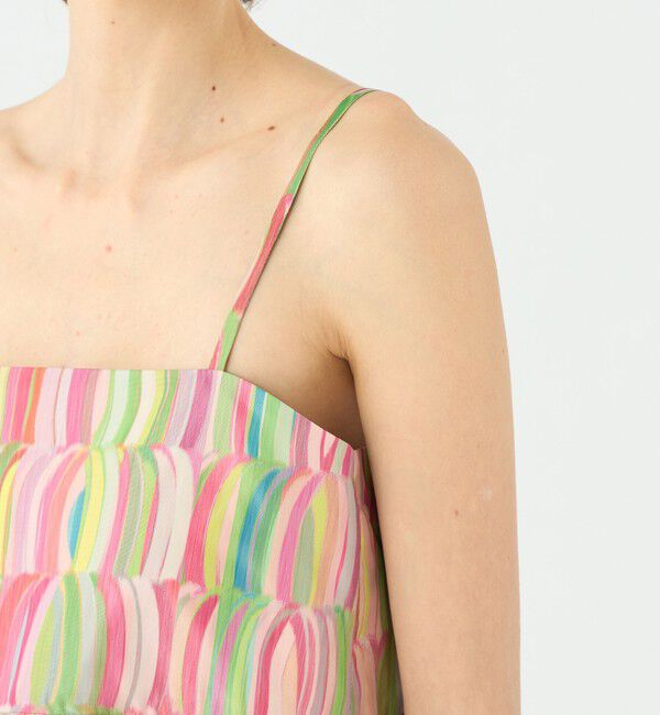 TOMORROWLAND collection「リュバンプリント ペプラムキャミソール」|その他|