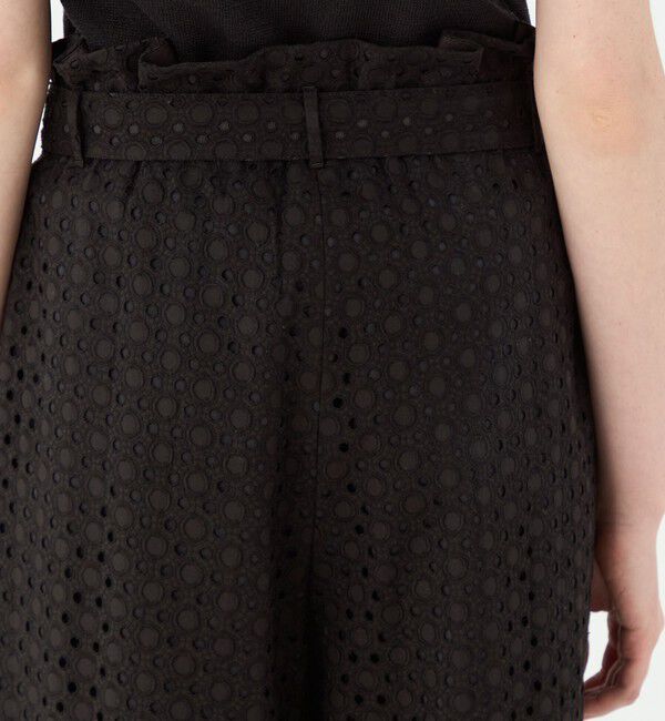 Ballsey「サークルエンブロイダリー タックワイドパンツ」|その他|