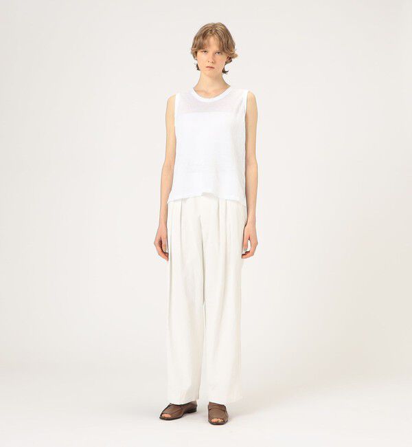 TOMORROWLAND GOODS「【別注】V::room ヘンプピケ タンクトップ」|タンクトップ|