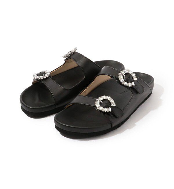 TOMORROWLAND GOODS「TOMORROWLADN ビジュー フットベットサンダル」|サンダル|