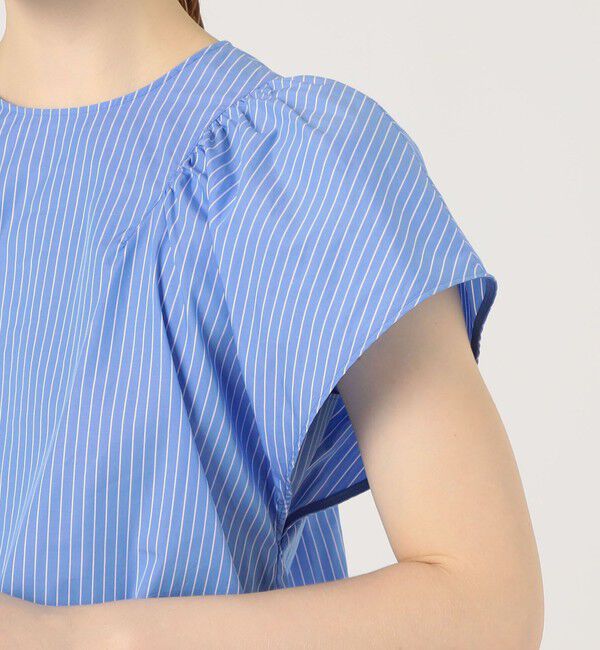 MACPHEE「タイプライター フレアスリーブブラウス」|シャツ・ブラウス|