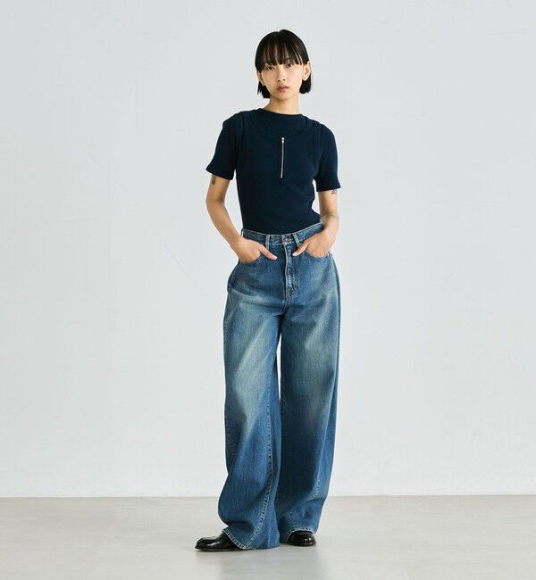 Edition「シルクネップ ジップタンクトップ」|タンクトップ|