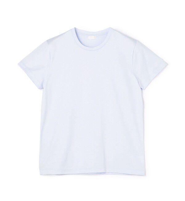 GALERIE VIE「ファインコットン クルーネックTシャツ」|Tシャツ・カットソー|63 ライトブルー