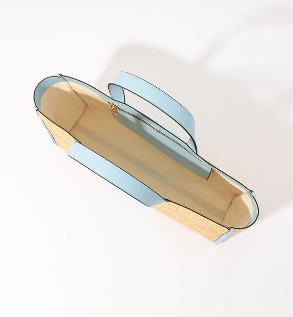 TOMORROWLAND GOODS「Ele`Sac CHECK WIDE TOTE バッグ」|ハンドバッグ|