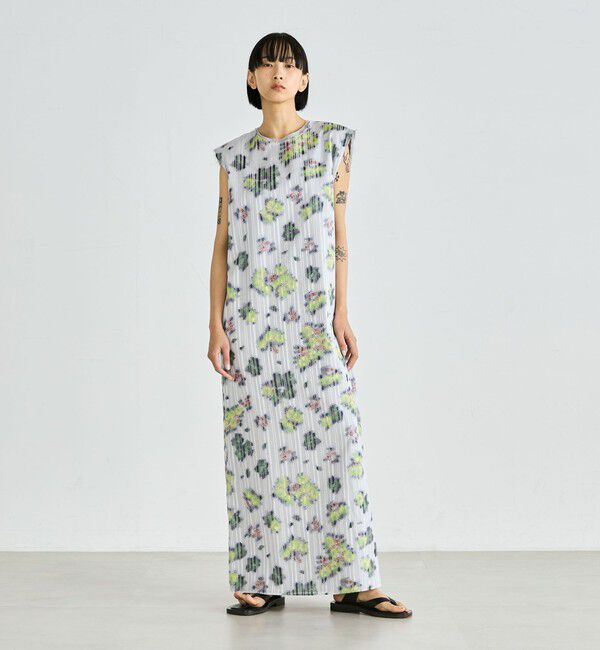 Edition「フラワープリント ノースリーブワンピース」|ワンピース|