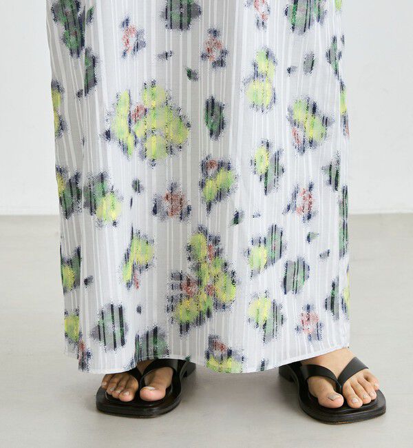 Edition「フラワープリント ノースリーブワンピース」|ワンピース|