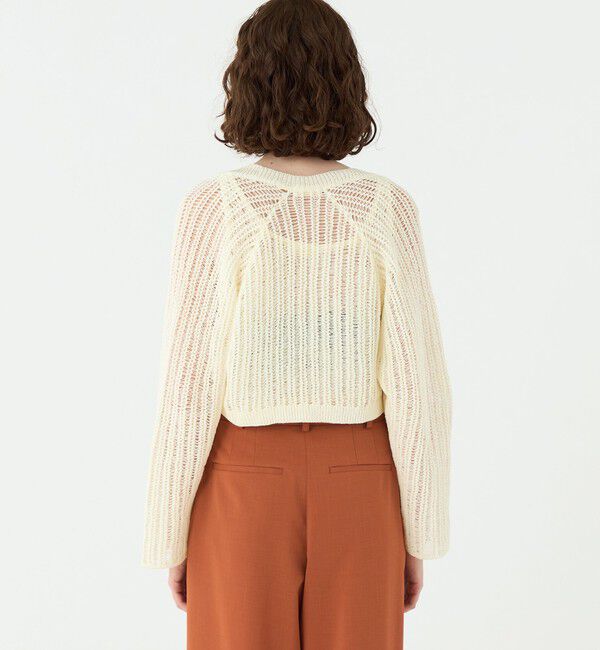 Ballsey「チュールテープ ショートカーディガン」|カーディガン|