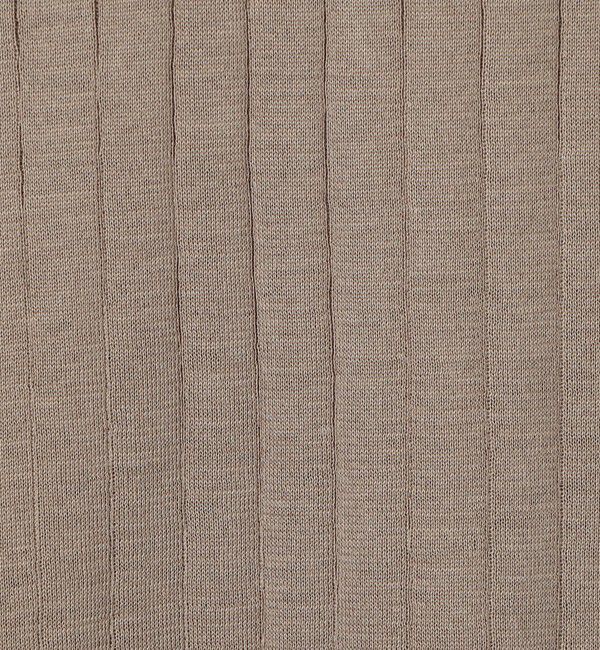 TOMORROWLAND MENS「ラミー ハーフスリーブ プルオーバーニット」|ニット・セーター|