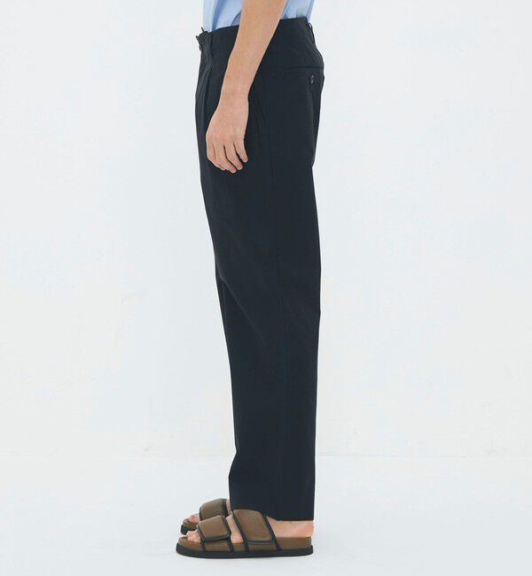 CABaN「CABaN シャトルポプリン 1タックパンツ」|チノ|