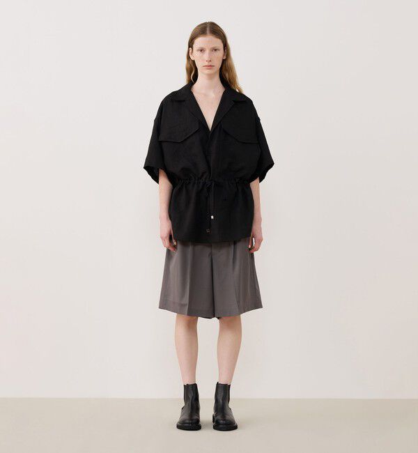 TOMORROWLAND GOODS「HAVERSACK サファリプルオーバー」|シャツ・ブラウス|