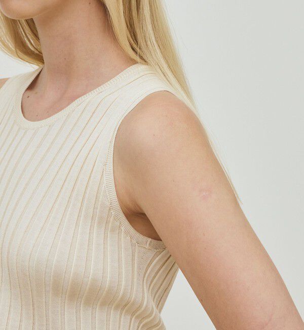 DES PRES「ドメスティックスパンシルク ノースリーブプルオーバー」|ニット・セーター|