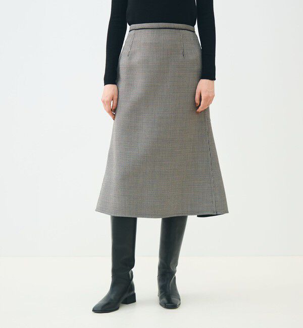 TOMORROWLAND collection「ガンクラブトゥースリバー 2-wayマーメイドスカート」|フレア|