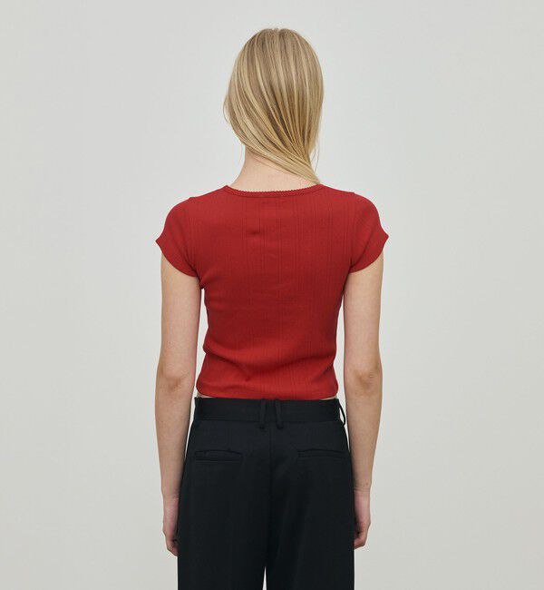 DES PRES「アイレットジャージー ミニTシャツ」|Tシャツ・カットソー|