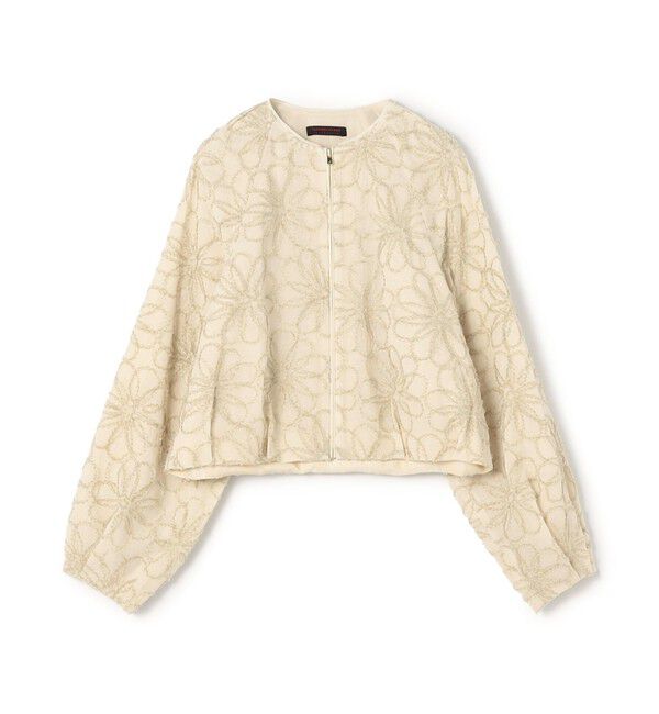 TOMORROWLAND collection「レーヌエンブロイダリー バルーンブルゾン」|ブルゾン・スタジャン|42 ライトベージュ系