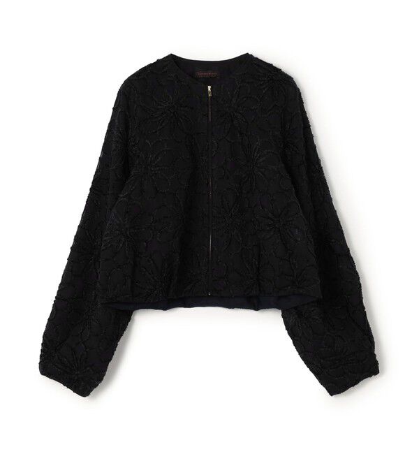 TOMORROWLAND collection「レーヌエンブロイダリー バルーンブルゾン」|ブルゾン・スタジャン|68 ネイビー系