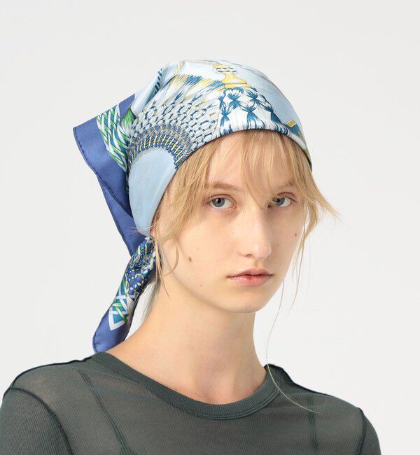 TOMORROWLAND GOODS「manipuri TASSEL スカーフ」|バンダナ・スカーフ|