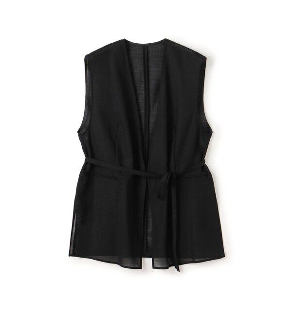 TOMORROWLAND collection「クリアーボイル ライトジレ」|ベスト・ジレ|19 ブラック