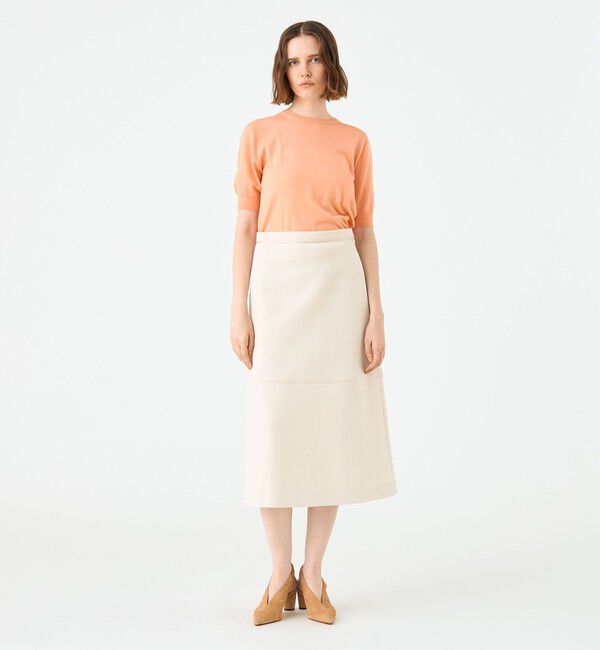 Ballsey「リップルダンボール トラペーズスカート」|台形|