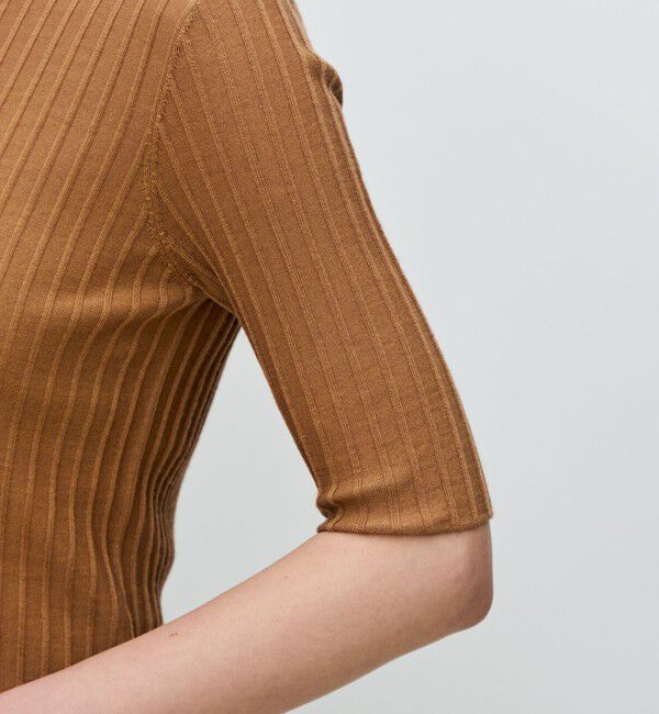 TOMORROWLAND collection「カシミヤシルクリブ ポロカーディガン」|ニット・セーター|