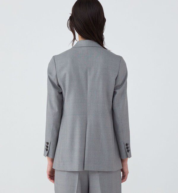 TOMORROWLAND collection「ZELANDER GLEN CHECK ダブルブレストジャケット」|テーラードジャケット|