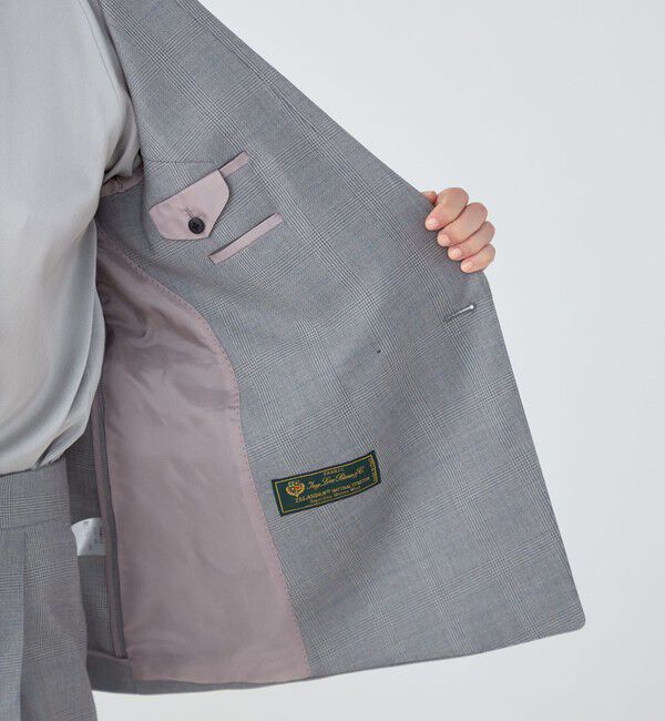 TOMORROWLAND collection「ZELANDER GLEN CHECK ダブルブレストジャケット」|テーラードジャケット|