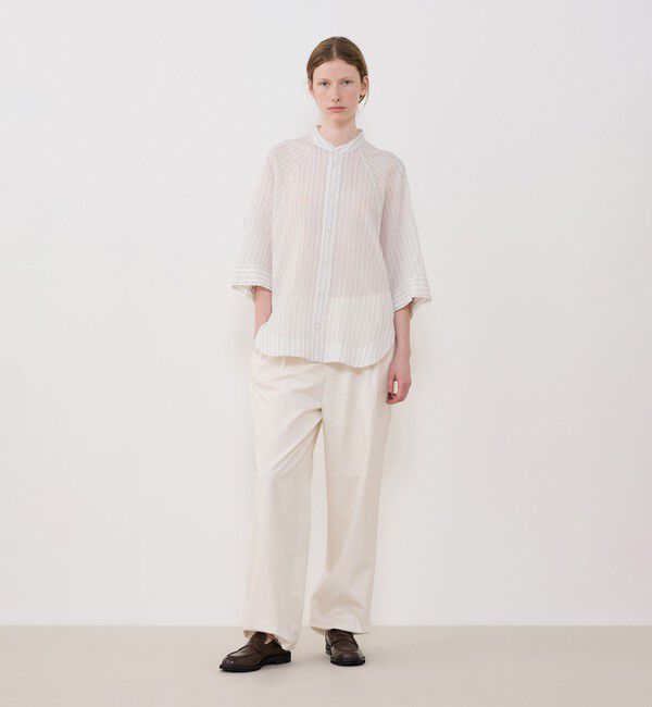 GALERIE VIE「ノンマーセライズドコットン イージートラックパンツ」|その他|