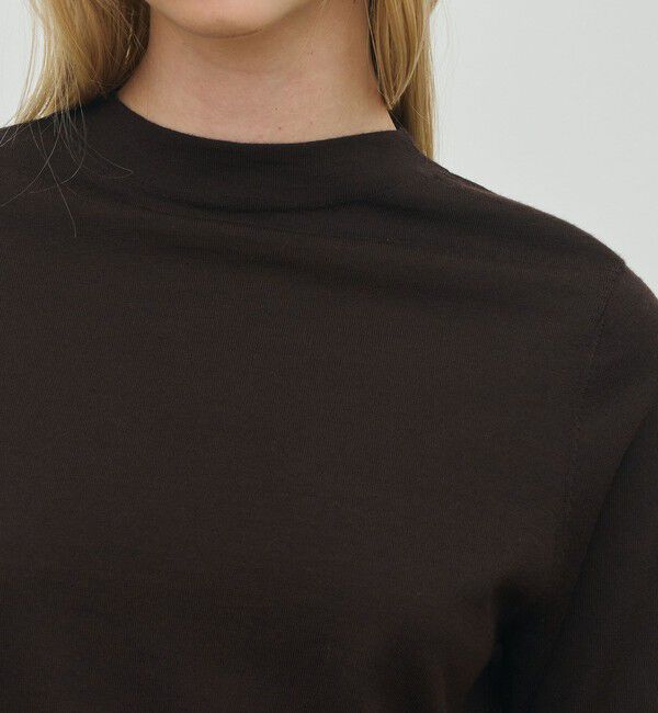 DES PRES「ウーステッドウール ハーフスリーブプルオーバー」|ニット・セーター|