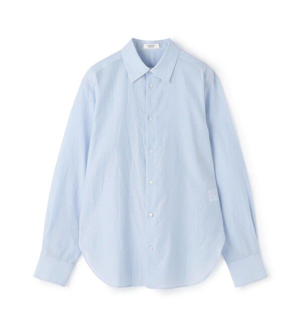 MACPHEE「コットンシルクローン レギュラーカラーシャツ」|シャツ・ブラウス|61 ライトブルー