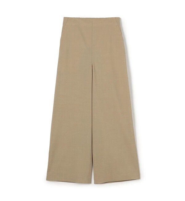 MACPHEE「ポリエステルウールストレッチ フレアパンツ」|その他|43 ベージュ