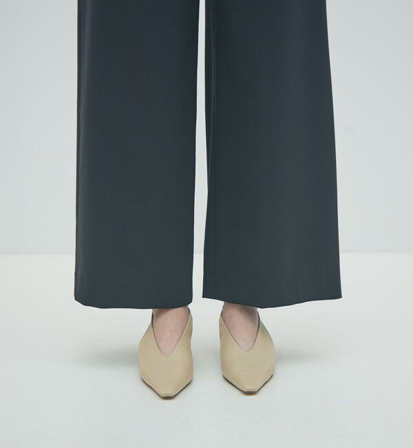 MACPHEE「ポリエステルウールストレッチ フレアパンツ」|その他|