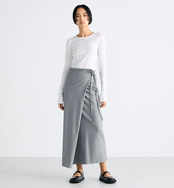 Edition「コットンシルクフライス クルーネックトップ」|Tシャツ・カットソー|