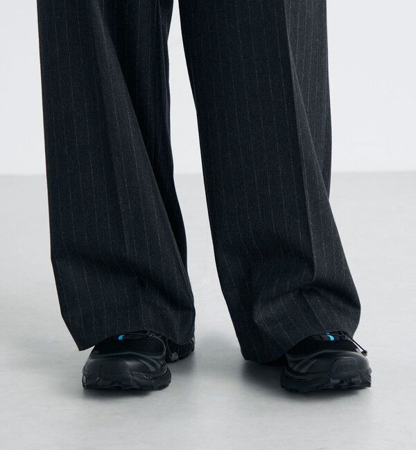 Edition「ストレッチフラノ ベルテッドスラックス」|スラックス|
