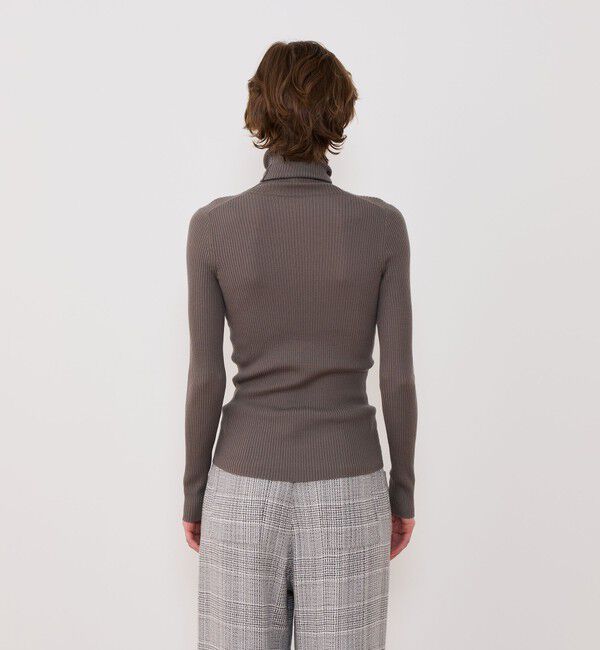 GALERIE VIE「プルミエールウールリブ タートルネックプルオーバー」|ニット・セーター|