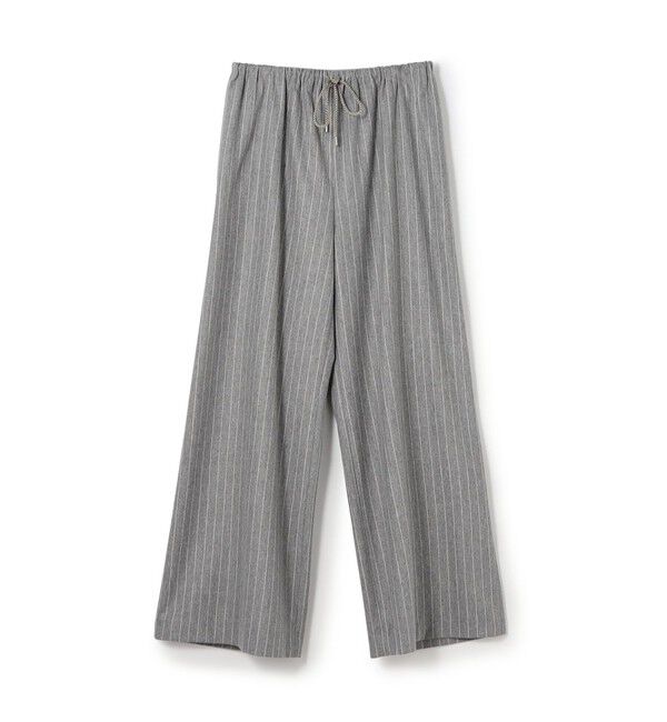 DES PRES「ウールポプリンメルトン ドロストパンツ」|その他|14 グレー系