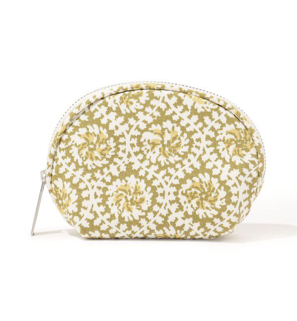 SOULEIADO「SOULEIADO コットンオックス ラウンドポーチ」|ポーチ|42 ライトベージュ系