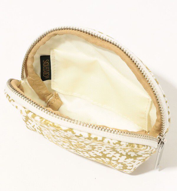 SOULEIADO「SOULEIADO コットンオックス ラウンドポーチ」|ポーチ|