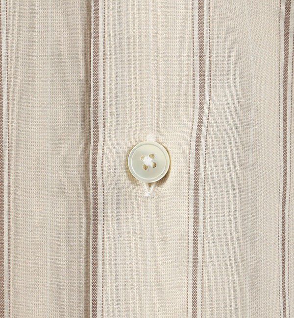 TOMORROWLAND MENS「ウールナイロンストライプ ロングスリーブ オーバーシャツ」|シャツ・ブラウス|