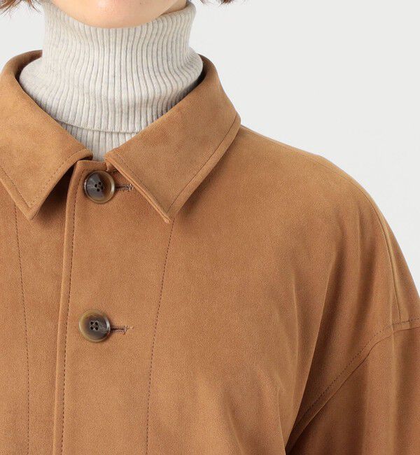 MACPHEE「フェイクスエード カバーオール」|ブルゾン・スタジャン|