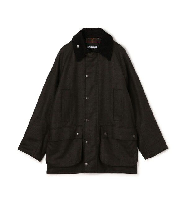 TOMORROWLAND MENS「【別注】Barbour CL BEAUFORT ウールブルゾン DORMEIUL」|ブルゾン・スタジャン|57 カーキ