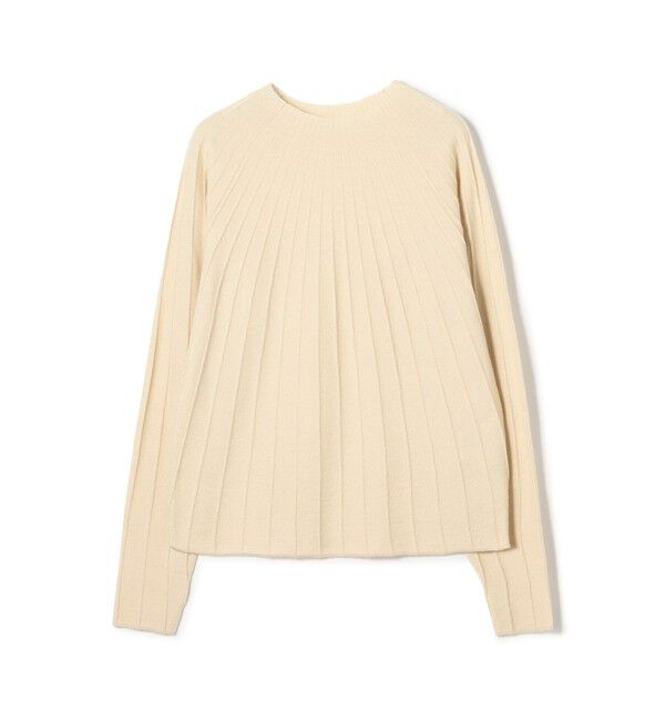 Ballsey「ストレッチカシミヤ ソフトビルドネックプルオーバー」|ニット・セーター|43 ベージュ