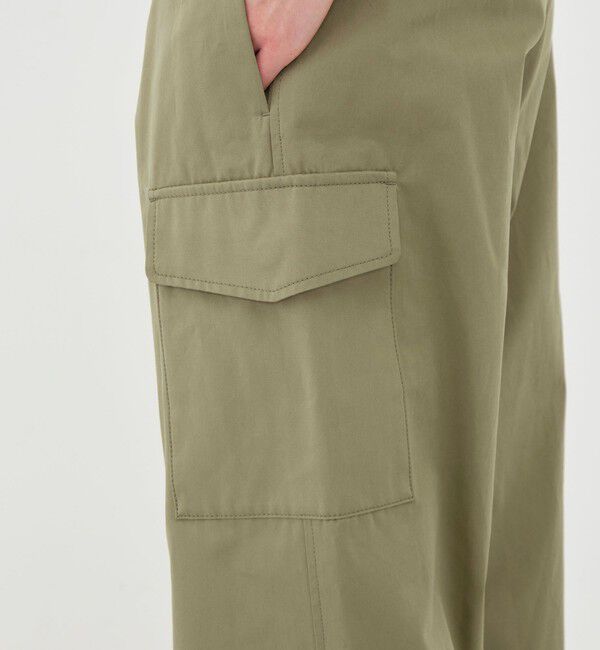 GALERIE VIE「モイストコットン イージーカーゴパンツ」|カーゴ|