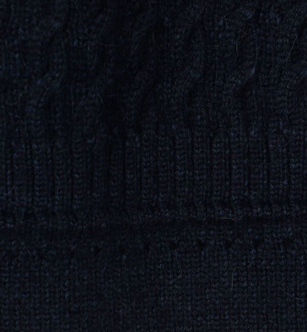 TOMORROWLAND MENS「TOMORROWLAND tricot アルパカポリエステルケーブル Vネックカーディガン」|カーディガン|