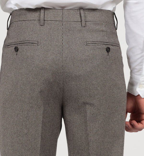 TOMORROWLAND MENS「【別注】TAGLIATORE ウールサキソニーハウンドトゥース シングルブレステッド2Bスーツ」|スーツ|