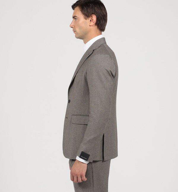 TOMORROWLAND MENS「【別注】TAGLIATORE ウールサキソニーハウンドトゥース シングルブレステッド2Bスーツ」|スーツ|